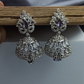 AD Earrings Sumana Purple Stone