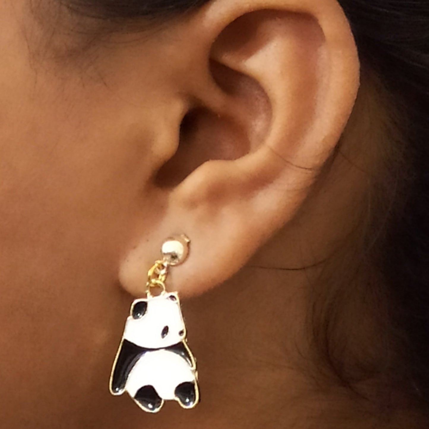 Panda Earring