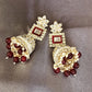 Samanta-Jhumki Maroon/Red