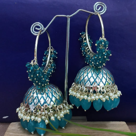 Chanda-Blue-Jhumki