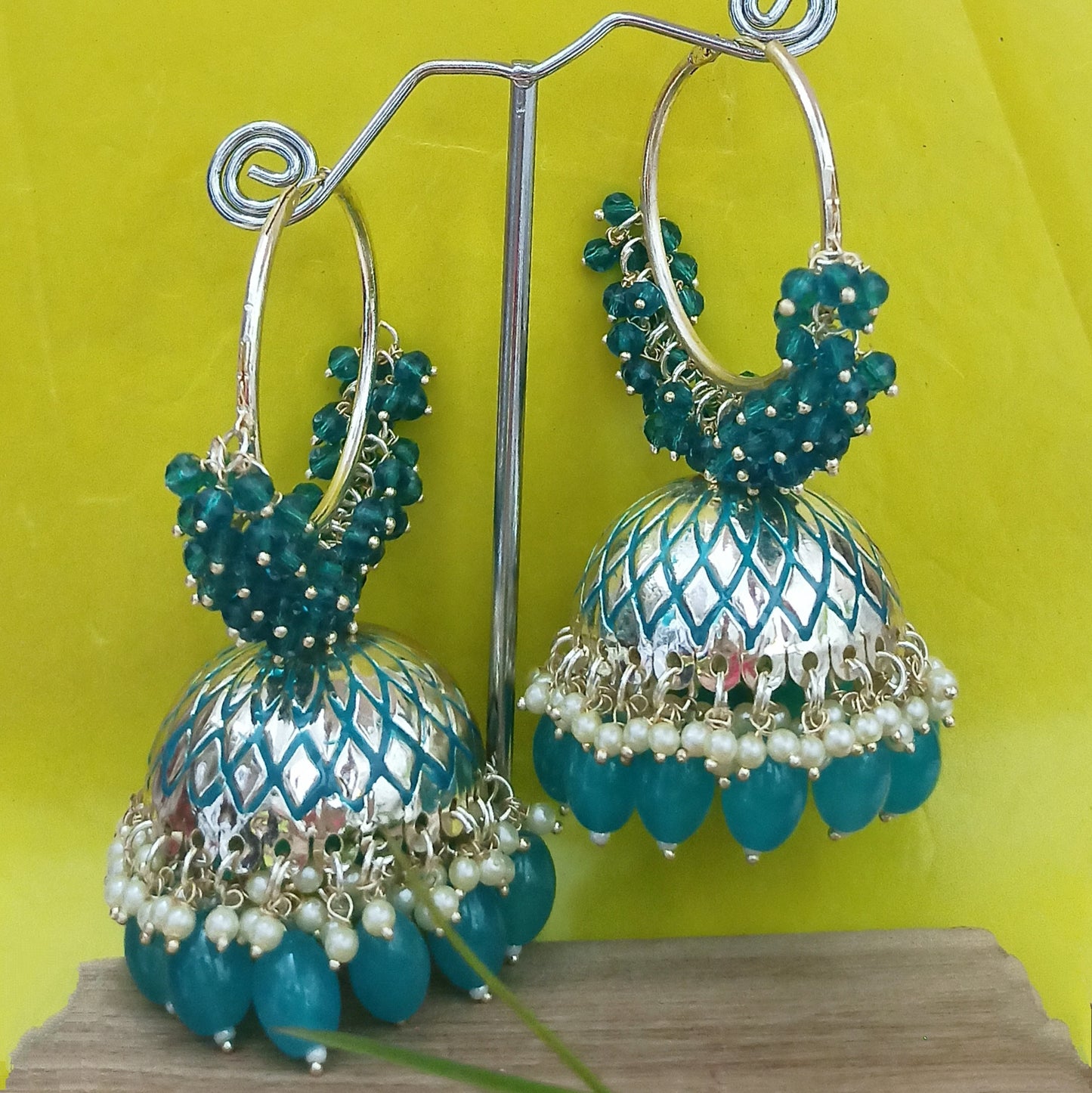 Chanda-Blue-Jhumki