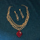 Lasya-Ruby Stone Chain