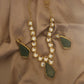 Lata-Kundan Set-Green Kite