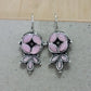 Manisha-Oxidised Earrings-Pink