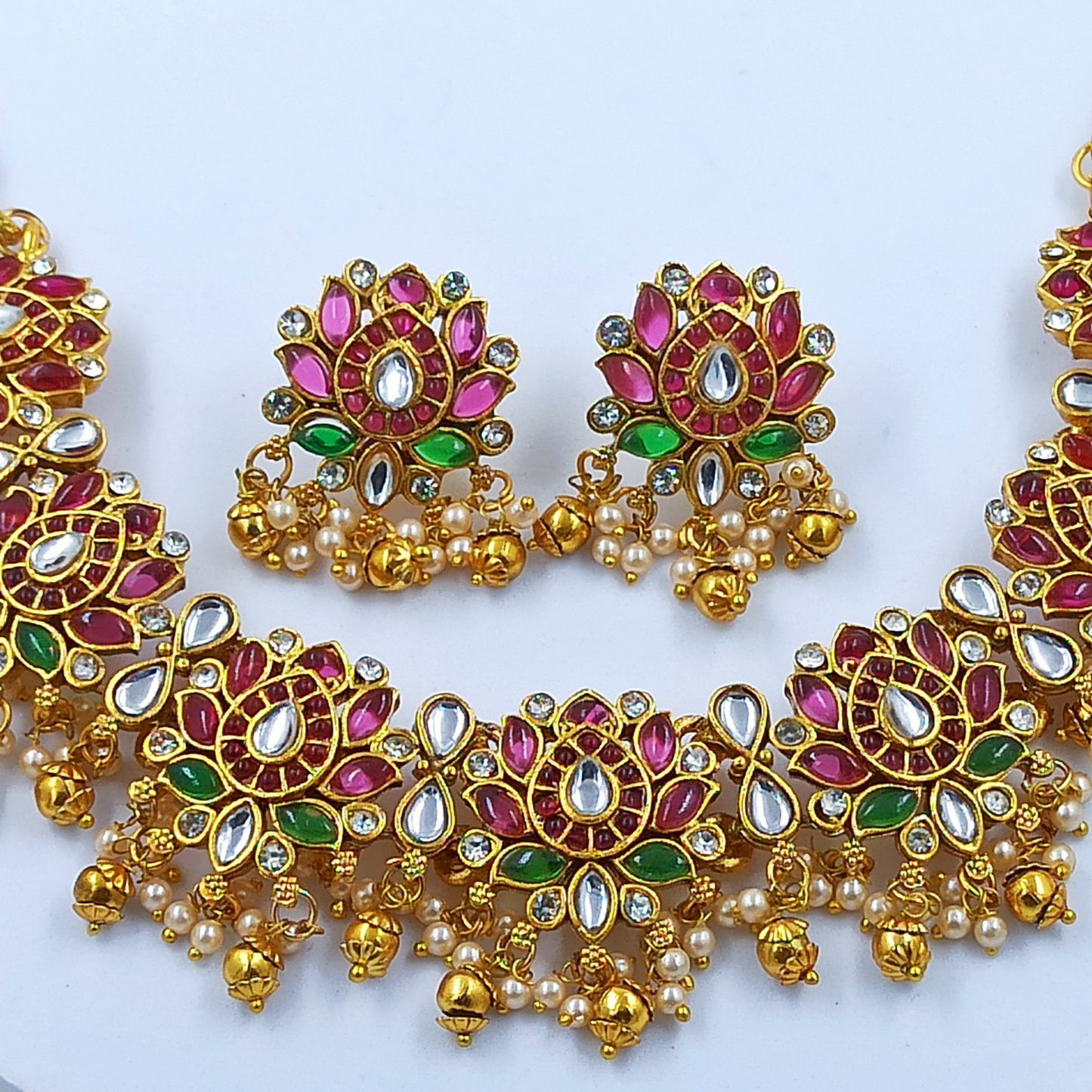 Jhilmil Short Temple Necklace