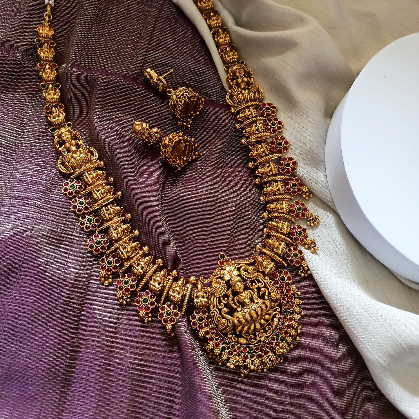 Janavhi Temple Long Necklace