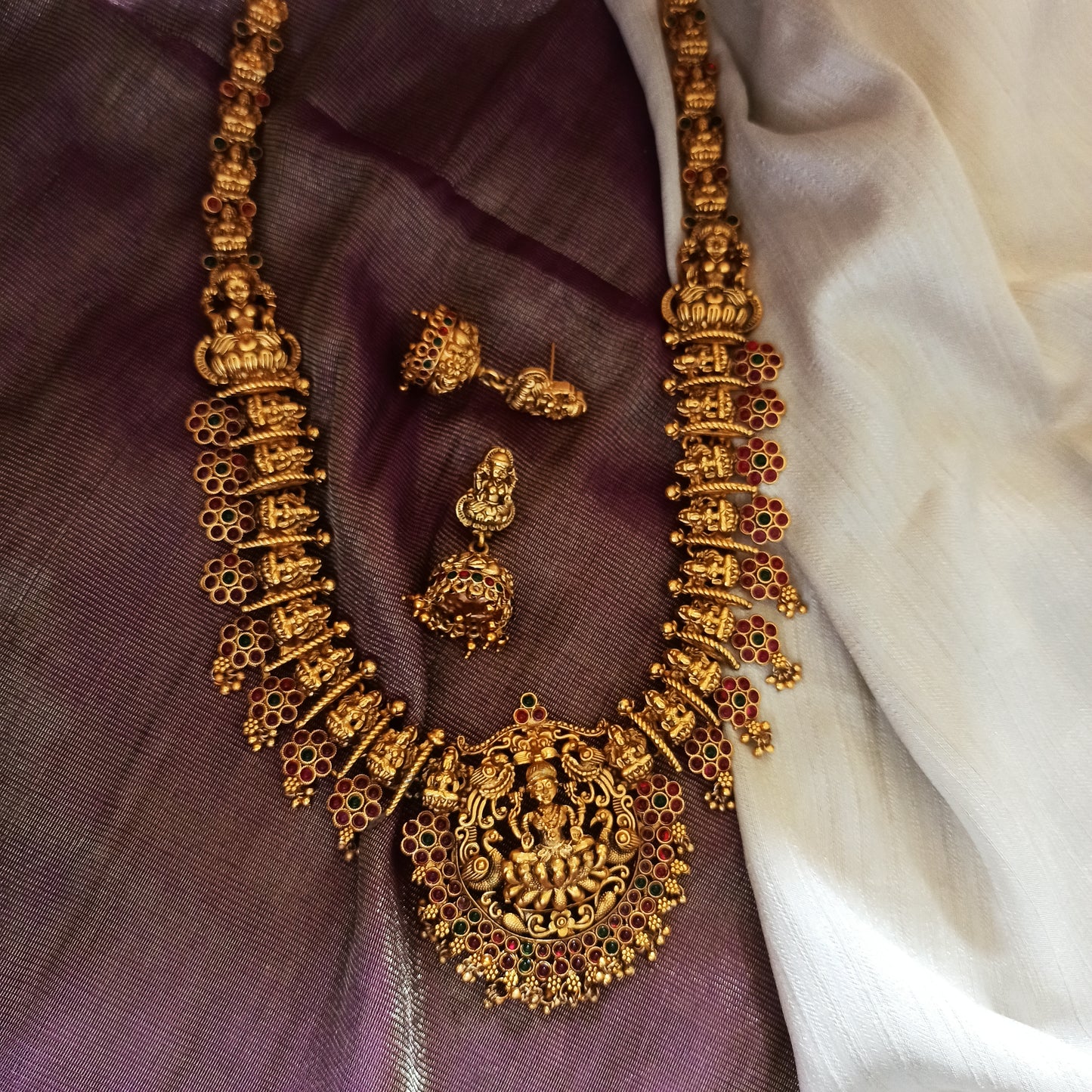 Janavhi Temple Long Necklace