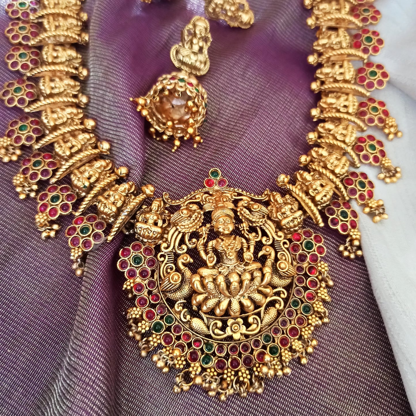 Janavhi Temple Long Necklace