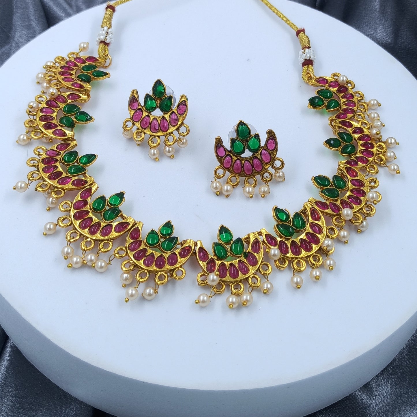 Shampa Multi Temple Short Necklace