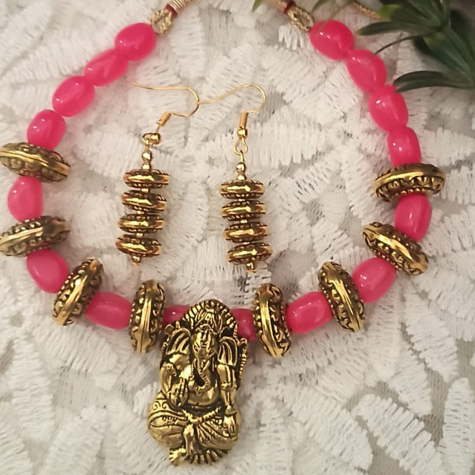 Ganesha - Pink Small